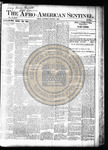 The Afro-American Sentinel 1896-08-08