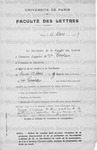 Letter of Invitation University of Paris 1