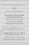Lincoln Douglas Day at Frelinghuysen University Program 2