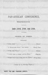 Pan- African Conference Program