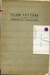 Oberlin College, Class Letters Booklet (front cover)