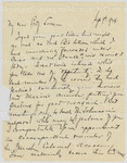 Letter to Alain Locke from Arthur Schomburg by Arturo (Arthur) Alfonso Schomburg