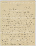 Letter to Alain Locke from Arthur Schomburg by Arturo (Arthur) Alfonso Schomburg