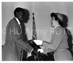 National Society of Daughters of Founders and Patriots of America Award: C/CPT. Dwight Cook. Presented by Mrs. Charles E. Loucks