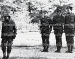 I stand Alone: Cadet Maj. Rose Johnson walks away after instructing cadets Wayne Johnson, Teresa Hillard, and Anthony Garner