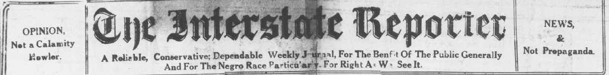 The Interstate Reporter - 1929-1930