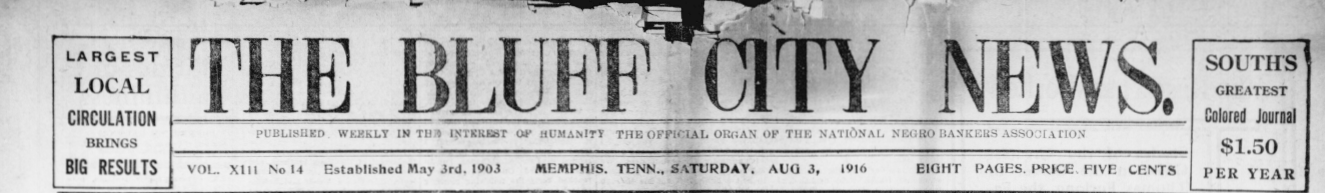 The Bluff City News: 1916