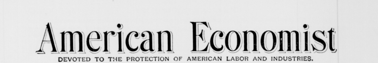 American Economist : 1916