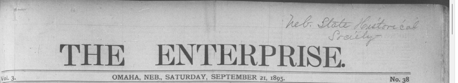 The Enterprise: 1895-1897