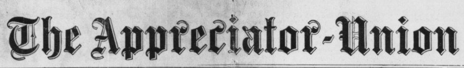 The Appreciator-Union: 1911