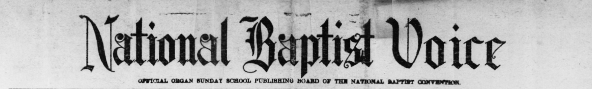 National Baptist Voice: 1916