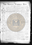 The Boston Weekly Hub 1884-11-01 by Hub Publishing Company