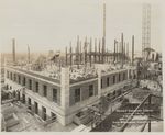 Founders Library - Howard University - Under Construction by Albert Cassell