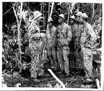 Six South Pacific Scouts with Leader