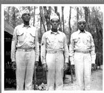 Sixty Six years of service in this trio of coast artillery corps soldiers