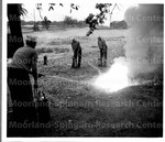 Negroes in chemical warfare division staging demonstration; 9 Sept. 1943