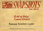 Famous Scottish Lochs