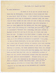 Letter to John Wesley Cromwell, Sr. from Arthur Schomburg by Arturo (Arthur) Alfonso Schomburg