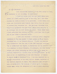 Letter to John Wesley Cromwell, Sr. from Arthur Schomburg by Arturo (Arthur) Alfonso Schomburg