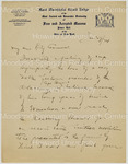 Letter to John Wesley Cromwell, Sr. from Arthur Schomburg by Arturo (Arthur) Alfonso Schomburg