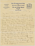 Letter to John Wesley Cromwell, Sr. from Arthur Schomburg by Arturo (Arthur) Alfonso Schomburg