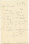 Letter to John Wesley Cromwell, Sr. from Arthur Schomburg by Arturo (Arthur) Alfonso Schomburg