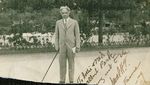 Unidentified man in photo autographed to Nellie and Ned