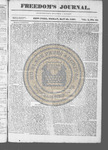 Freedom's Journal 1827-05-25 by Cornish & Russwurm
