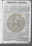 Freedom's Journal 1827-06-22 by Cornish & Russwurm