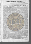 Freedom's Journal 1827-07-06 by Cornish & Russwurm