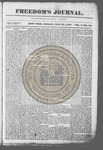 Freedom's Journal 1827-07-27 by Cornish & Russwurm