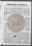 Freedom's Journal 1827-09-07 by Cornish & Russwurm