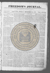 Freedom's Journal 1827-09-14 by Cornish & Russwurm