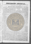 Freedom's Journal 1827-09-21 by Jno. B. Russwurm