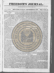 Freedom's Journal 1827-09-28 by Jno. B. Russwurm