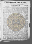 Freedom's Journal 1829-01-16 by Jno. B. Russwurm