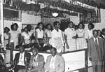 Congregation at United House of Prayer for All People Church by Harold Hargis