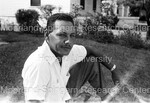 Unidentified Man posed on lawn by Harold Hargis
