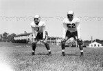 Howard University Football Players Posing while on the Field - 35 by Harold Hargis