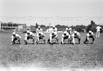 Howard University Football Players Posing while on the Field - 37 by Harold Hargis