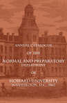 1867: Annual Catalog of the Normal and Preparatory Department of Howard University