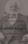 1885-86: Catalog of the Officers and Students of Howard University