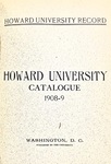 1908-09: Catalog of the Officers and Students of Howard University