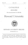 1923-24: Catalog of the Officers and Students of Howard University