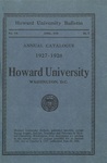 1928-29: Catalog of the Officers and Students of Howard University
