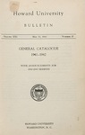 1942-43: Catalog of the Officers and Students of Howard University