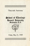 1909 - Howard University School of Theology Commencement