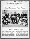 Pres. Mordecai WyattJohnson family, H.U. Bulletin 1958 Christmas 1959.