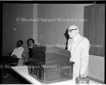Dr. Augier presenting the Logan Lecture, 1980
