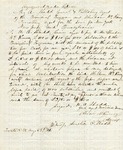Shadd, M.A - Toronto, Aug 29, 1854. Agreement between M.A. Shadd